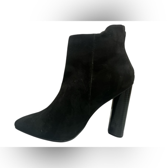 Little black boots Revamped by siren black ankle cut boot heel size 8 - Picture 2 of 10